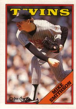 1988 O-Pee-Chee Baseball Cards 389     Mike Smithson